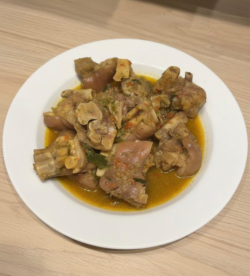 Fufu avec sauce
